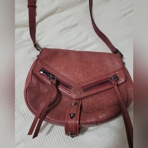 Botkier red leather crossbody bag